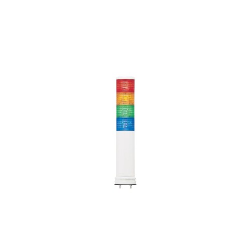 シュナイダーエレクトリック (Schneider Electric) 積層式LED表示灯 60 LEUGシリーズ(ロングボディ) 直付 AC/DC24V 4段 赤 黄 緑 青 ARRLEMG-24-4