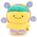 サンレモン ふわふわたっとん S かみなり YE 17.5×6×15cm ぬいぐるみ イエロー 黄色 かわいい 節分 雷 冬 豆まき P-9942(3)