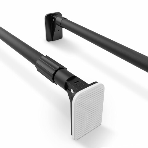 チチロバ(TITIROBA) つっぱり棒 強力 突っ張り棒 カーテン 室内干し 部屋干し 直径32mm 幅220cm 取付範囲170~220cm 黒 【製品仕様】パイプ直径32mm 幅220cm 取付範囲170~220cm 耐荷重約50キロ カーテンリング20個付属 【ハイカム超極太ポール】ハイテンションカムを使用した頑丈な脚部と32mmの炭素鋼ポールを組み合わせ、優れた耐荷重性能を発揮します。ものいっぱいかけても変形しません!内蔵バネは強力で、5メートルに伸ばしてもずれ落ちる心配はありません。今までのつっぱり棒とはまったく違う、安定感のあるアイテムです。 【簡単な取付け・取出し】簡単に設置できるバネ式つっぱり棒は、バネの反発力を利用して突っ張る仕組みです。収納スペースが足りないときに設置し、模様替えするときにはすぐに取り外すことができます。 【壁を傷つけない】工具を使わずに突っ張るだけで簡単に設置できるつっぱり棒です。壁や窓枠に傷をつける心配がありませんので、賃貸住宅でも安心して使えます。 【いろんな場所で大活躍】粉体塗装された炭素鋼製パイプを採用しており、カビやサビに強いため、キッチン・クローゼット・玄関はもちろん、湿気の多いお風呂場やトイレでもご使用いただけます。どんな場所でも便利に使えます! ※該当商品は120〜170cmの伸縮ボールと50cmの延長ボールを組み合わせて、170〜220cmのつっぱり棒になります。 TITIROBAハイカム超極太ポールが登場! 最新設計のカム機構のおかげで、突っ張り棒は長く伸ばしてもずれ落ちる心配が無し。 すごく安定感のある突っ張り棒は、今までのものとはかなり違う! 【関連キーワード】つっぱり棒 突っ張り棒 強力 カーテン 3m 2m 4m 2m以上 突っ張り つっぱり 室内干し 部屋干し ツッパリ棒 浴室 おしゃれ ???お問い合わせ 商品の品質には万全を期していますが、万一不良 ■破損などがございましたら、お気軽にサービスセンター(cs@titiroba.jp)までお問い合わせください。 受付時間:平日9:00〜18:00(頂いたお問い合わせは2営業日以内にご返信致します。) 商品コード20082127232商品名チチロバ(TITIROBA) つっぱり棒 強力 突っ張り棒 カーテン 室内干し 部屋干し 直径32mm 幅220cm 取付範囲170~220cm 黒型番22CB002サイズ幅220cmカラー黒※他モールでも併売しているため、タイミングによって在庫切れの可能性がございます。その際は、別途ご連絡させていただきます。※他モールでも併売しているため、タイミングによって在庫切れの可能性がございます。その際は、別途ご連絡させていただきます。