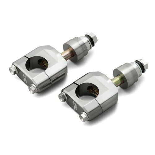 ジータレーシング(ZETA RACING) KLX230/S/R/RS, KLX140R/RF/RL, WR250R/X RX2クランプキット (バークランプ:22.2mm→28.6mm変換) チタンカラー ダートフリーク DIRTFREAK F4588