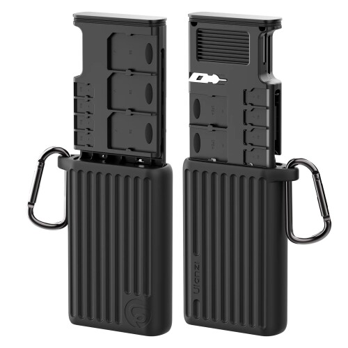 Ulanzi X056 MCR-02 多機能高速カードリーダーケース/高速データ伝送 Type-Cポート IP54防水 防塵性能 ..