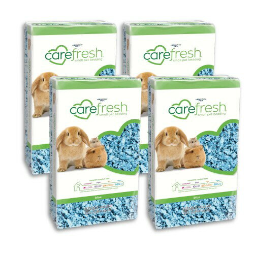 ケアフレッシュ ブルー 23L×4袋 ハムスター、ウサギ、モルモット等の小動物用 2キログラム (x 4) (ケース販売)