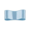 RibbonBon シルクダブルサテンリボン #139 アリスブルー 15mm幅 巻(30m) 9サイズ50色展開