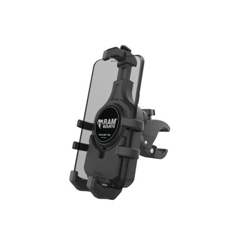 ラムマウント(Ram Mounts)クイックグリッププロ クレイドルホルダー(M)＆タフクロー(S)セット 15.9-28.9mm対応 一体式 防振ダンパー RAM-HOL-PD5V-400-1U