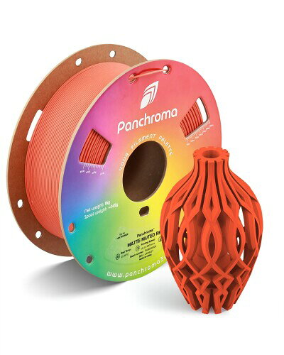 Polymaker(ポリメーカー) パンクロマ Matte 3Dプリンターフィラメント PLA 1.75mm 1000g 旧PolyTerra PLA ミューテッドレッド