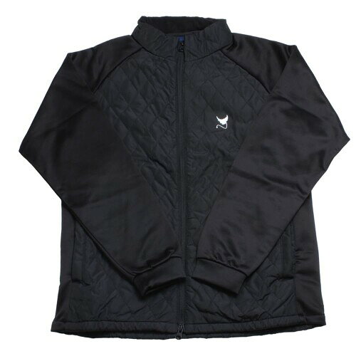 CLUNK キルトジャケット ブルゾン 保温 防風 MULTIFUNCTIONAL WEAR フルジップ ブラック XLサイズ