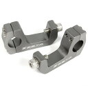 ジータレーシング(ZETA RACING) スタンダード径(22.2mm)バー用 ハンドガードマウント Uクランプタイプ アーマーハンドガードベンド/ストレート/プロアーマーハンドガードに装着可能 クラン