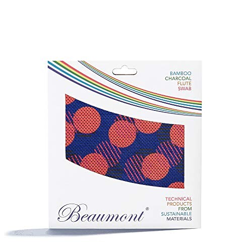 ボーモント Beaumont クリーニングスワブ フルート用 カラー&デザイン:ピーチ・デコ