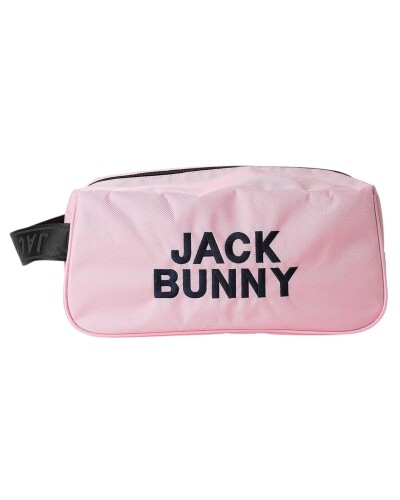 Rakuten - (ジャックバニー) 継続定番商品 シューズケース (ベーシックシリーズ)(ブランドロゴ) / ゴルフ 靴 / 262-6984121 090_ピンク FR