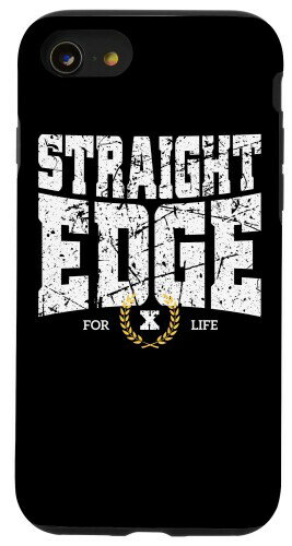 Straight Edge Forever For Life Straight Edger XXX sXe スマホケース iPhone SE (2020) / 7 / 8 用