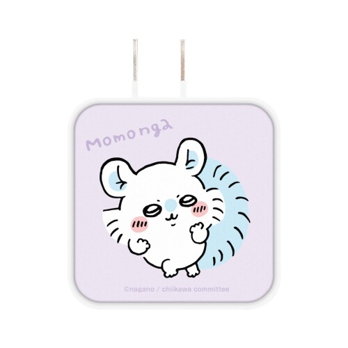 グルマンディーズ ちいかわ USB/USBType-C ACアダプタ モモンガ CK-03D グルマンディーズ ちいかわ USB/USBType-C ACアダプタ モモンガ CK-03D