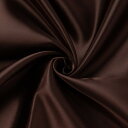 東レ シルック サテン 生地 約122cm×2mカット Col.37 ブラウン系 T880-2