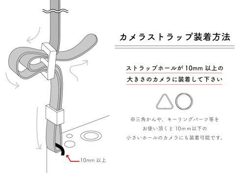 (レピヤンリボン) カメラストラップ 一眼レフ オリボンカメラストラップ 首掛け な...