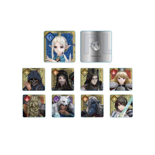 Wizardry Variants Daphne トレーディングピンバッジ 9個入りBOX