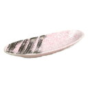 CtoC JAPAN 小判小皿 マルチ 15.5×5.8×2cm 桃吹銀掠り(雅刷毛) 陶悦窯 有田焼 日本製