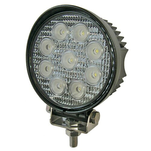 ATS 作業灯 AJ-006 LED9 丸型ワークランプ 1個 LED出力:3W×9PCS 合計27W 定格入力電圧:DC12V・DC24V許容動作電圧:DC9V〜DC32V ワークランプ AJシリーズ 【商品名】 ATS 作業灯 AJ-006 LED6 丸型ワークランプ 1個 【商品仕様】 ■LED出力:3W×9PCS 合計27W ■定格入力電圧:DC12V ■DC24V ■許容動作電圧:DC9V~DC32V ■消費電力:DC12V 約2.4A 、DC24V 約1.2A ■防水等級:IP68 ■色温度:6000K ■ビーム照射角:広角タイプ 約60度 ■本体サイズ:116mm×65mm ■材質:アルミニウム(本体) プラスチック(レンズ) ※ノイズ対策品 商品コード20075093277商品名ATS 作業灯 AJ-006 LED9 丸型ワークランプ 1個型番DB24B006※他モールでも併売しているため、タイミングによって在庫切れの可能性がございます。その際は、別途ご連絡させていただきます。※他モールでも併売しているため、タイミングによって在庫切れの可能性がございます。その際は、別途ご連絡させていただきます。