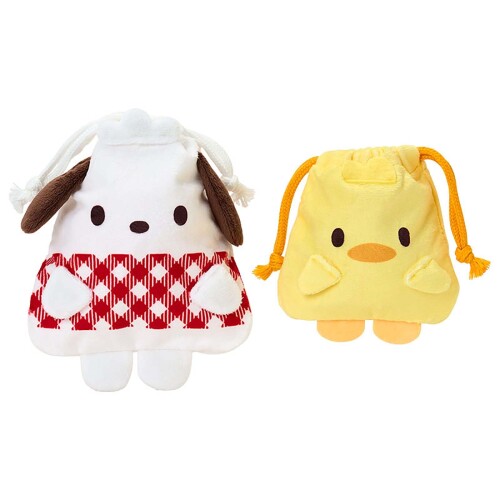 サンリオ(SANRIO) 巾着2枚セット（ポチャッコ 大好きピーちゃんズ）ポチャッコ 小物入れ 727733