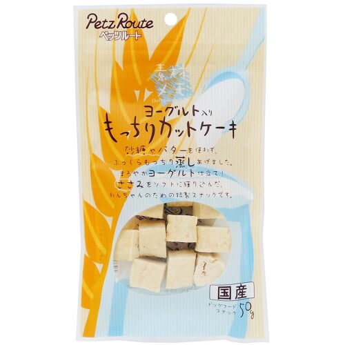 ペッツルート (Petz Route) 素材メモ ヨーグルト入り もっちりカットケーキ 犬用お...