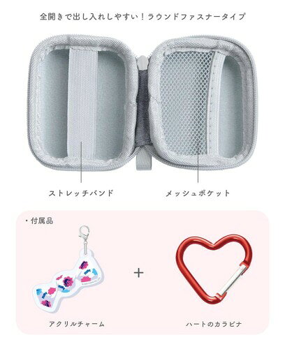 (グランサンク) PEKO チャーム付きガジェットポーチSS イヤホン・ケーブル小物用 EVA撥水 ミニポーチ AirPods Pro対応 軽量 mannishboy-24248992 マニッシュボーイ サンプル画像3