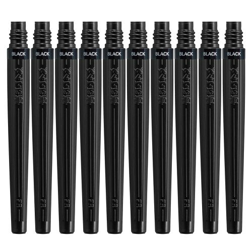 ぺんてる 筆ペン カートリッジ アートブラッシュ XFR-101 黒 10本 インキ色:ブラック 本体サイズ:Φ13×123mm 重さ:9g 材質:再生PE 豊富なカラーバリエーション アートブラッシュ カートリッジ インキ色:ブラック 対応商品:(XGFL) 【10本セット】 商品コード20047817280商品名ぺんてる 筆ペン カートリッジ アートブラッシュ XFR-101 黒 10本型番XFR-101(10)サイズ10本カラーブラック※他モールでも併売しているため、タイミングによって在庫切れの可能性がございます。その際は、別途ご連絡させていただきます。※他モールでも併売しているため、タイミングによって在庫切れの可能性がございます。その際は、別途ご連絡させていただきます。