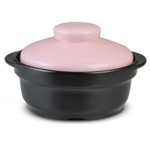 波佐見焼 CtoC JAPAN 電子レンジ で 焼き物 煮物 調理鍋 ピンク W21×D18.5×H12.5(cm) 900(cc)