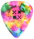 Grover Allman Vintage Celluloid, Rainbow, 0.71mm 10枚