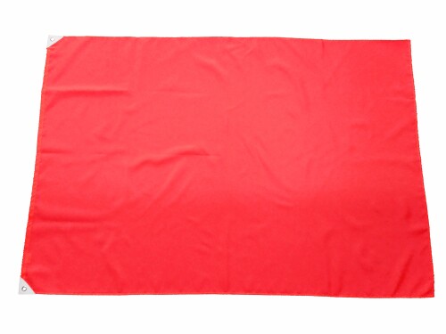 TOMAC 紐付色旗 ポリエステル IHP-09-05 赤 90×130cm