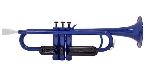 ZO ゼット・オー プラスチック製トランペット TP-10BK カラー:ダークブルー(ブラックトリム)