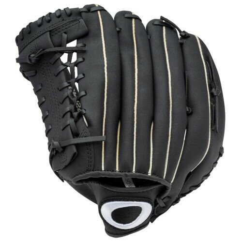 Gloves - オンダ(Onda) 野球 グローブ グラブ 12インチ 軟式 オールラウンド 左投げ用 左利き 右手着用 中学生 高校生 大人 合成皮革 マットスキン キャッチボール 一般 軟式用グローブ ブラック