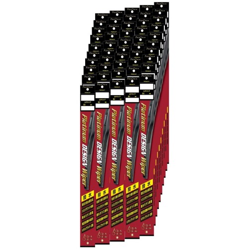 Rakuten - アクアドリーム 国産車用 Platinum 撥水シリコングラファイトワイパー 475mm×50本セット AD-WTHP-48-50