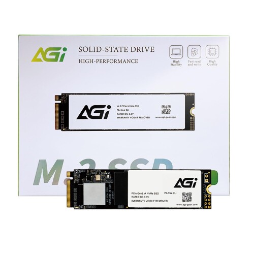 AGI SSD 1TB AI198 PCle Gen3x4 NVMe M.2 SSD内蔵SLCキャッシング搭載 高耐久 3D TLC NAND（読み取り速度2050MB/s、書き込み速度1650MB/s）…