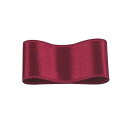 RibbonBon シルクダブルサテンリボン #119 ダークレッド 9mm幅 巻(30m) 9サイズ50色展開