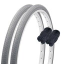 シンコー 16インチ 車いす タイヤ チューブ 各2本セット ペア巻 車椅子用タイヤ 16×1 3/8 グレー W/O SR120 60223 自転車