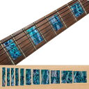 Inlaystickers Jockomo スタンダードブロック/アバロンBLUE ギターに貼る インレイステッカー