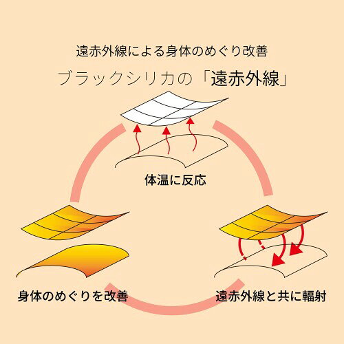 ［健まーる］BS岩盤浴 元気コンプ半袖（ブラック/M）5738-A-A
