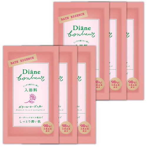 Diane Bonheur(ダイアン ボヌール) 入浴剤 バスエッセンス ローズの香り 30ml×6包 Diane Bonheur(ダイアン ボヌール) 入浴剤 バスエッセンス ローズの香り 30ml×6包