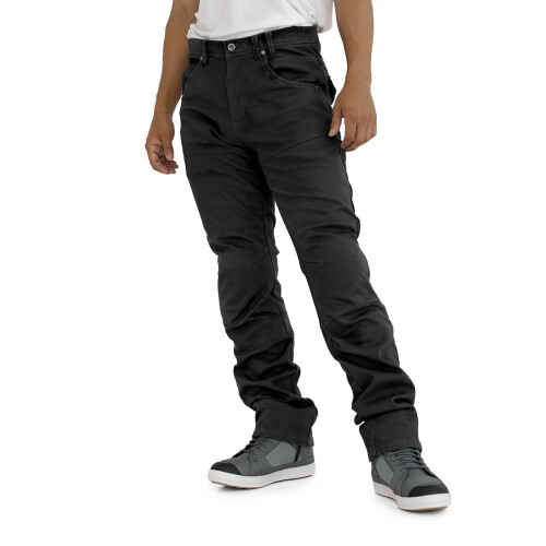 Rakuten - (KOMINE) バイク用 パンツ WJ-936R エニグマライトプロテクトサーマルジーンズ Cotton Black L/32 07-936