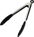 CASUAL PRODUCT シリコン万能トング 18cm BK 578670