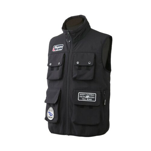 Fly Fishing Accessories - マズメ (Mazume) ウインドカットベスト MZFW-644-01 ブラック Mサイズ