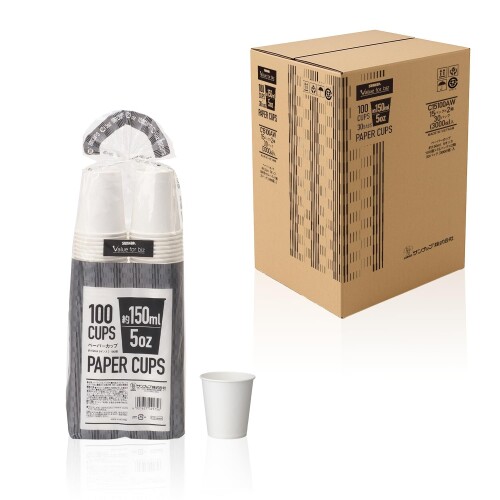サンナップ 業務用 ペーパーカップ ホワイト 150ml 5オンス 100個×30個セット サイズ(1個当り):直径6.6×高さ7.2cm、容量:約 150ml(5オンス)、材質:バージンパルプ100%、内面ポリエチレンラミネート加工、100個×30個(3000個)、生産国:ベトナム 【100個×30個セット】給茶機やウォーターサーバー用に好適な150ml・5オンスサイズ。 業務用に適した100個×30個セット。 【100個×30個セット】 給茶機やウォーターサーバー用に好適な150ml ■5オンスサイズ。 業務用に適した100個×30個セット。 商品コード20082186132商品名サンナップ 業務用 ペーパーカップ ホワイト 150ml 5オンス 100個&times;30個セット型番027067サイズケース販売カラー150ml ホワイト※他モールでも併売しているため、タイミングによって在庫切れの可能性がございます。その際は、別途ご連絡させていただきます。※他モールでも併売しているため、タイミングによって在庫切れの可能性がございます。その際は、別途ご連絡させていただきます。