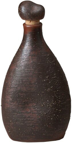 信楽焼 焼酎サーバー 灰釉ラジウムボトル 幅13x奥8x高さ26cm 548-01
