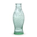 J-kitchens ガラス 製 花瓶 ( 花器 ) Φ56xH287mm 魚 No51683