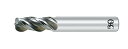 オーエスジー 銅・アルミ合金用3枚刃超硬ラジアスエンドミルショート形 外径8mm 全長60mm 刃長19mm シャンク径8mm CA-CR-ETS 8×R1.5...