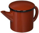 若泉漆器 割烹漆器湯筒 ミニ 朱渕黒 (150cc) 1-556-1