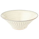 丸伊製陶 信楽焼 へちもん どんぶり 丼 容量約1300ml 白釉彫 ホワイト MR-3-4604