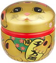 中島晴薫堂 香炉 鈴子缶 招き猫 金 1210-2102