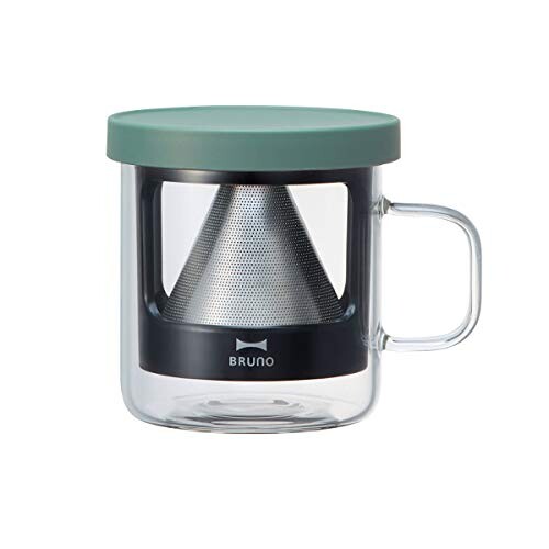 BRUNO ブルーノ コーヒードリッパー 1人用 ペーパーレス ドリップ カップ パーソナル グリーン BHK244-GR