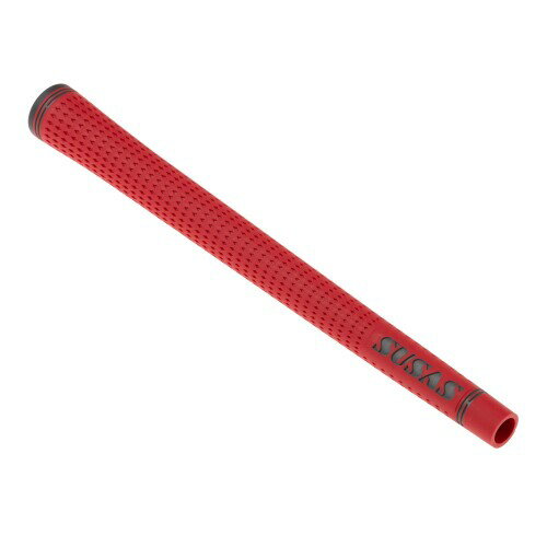 SUSAS(スーサス) SUSAS ゴルフグリップ 50g レッド SS50-1-RD-P 原産国:日本 グリップ:スチレン系エラストマー樹脂 素材:スチレン系エラストマー樹脂 性別:男性/女性 全長:約25.6cm、重量:約50g 硬度:ボディー50度、グリップエンド70度 推奨口径:58 SUSAS独自の新素材、スチレン系エラストマーを使用したグリップ。素材を生かした優れたホールド感 ■高耐摩擦性 ■クリーニング性が特長。また、水分は素材内部に浸透することなく表面で弾きます。生産及び品質管理はすべて日本で行われています。スコットランドに拠点を置くR&Aによるルール裁定取得済み。ショットのコントロール性や方向性を重視する方にオススメのモデルです。 商品コード20080445348商品名SUSAS(スーサス) SUSAS ゴルフグリップ 50g レッド SS50-1-RD-P型番SS50-1-RD-Pサイズフリーサイズカラー赤※他モールでも併売しているため、タイミングによって在庫切れの可能性がございます。その際は、別途ご連絡させていただきます。※他モールでも併売しているため、タイミングによって在庫切れの可能性がございます。その際は、別途ご連絡させていただきます。