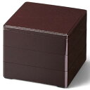 J-kitchens 漆器 重箱 3段 4.5寸 彩 新溜 13cm 樹脂製 お重 お重箱 日本製