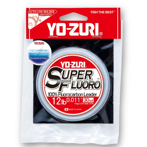 YO-ZURI(ヨーヅリ) フロロカーボンライン スーパーフロロ 30YDS 12Lbs カラー:クリアー